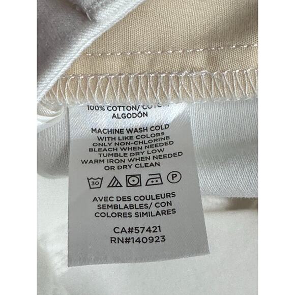 LOFT New! High Waist Chino Shorts White Crisp Tailored Design Beach Summer 10 - Picture 7 of 10